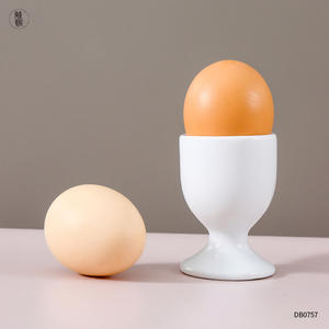 Tasse à œufs en céramique Dongyang, design à pied blanc, pour le petit-déjeuner ou les réceptions DB0757 - Product Image 5