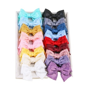 Anpassen Größe Rüschen Gurtband Bogen Wellige Kante Band Langs chwanz Seemann Bögen Frauen Wunderschöne Lange Streamer Haars pange Mädchen Haars chleife - Product Image 2