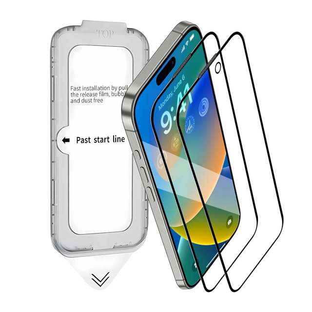 Mobile Phone Manufacturing Fully Automatic Easy Install Tempered Glass Screen Protector for iPhone 12 13 14 15 16 Pro Max Plus