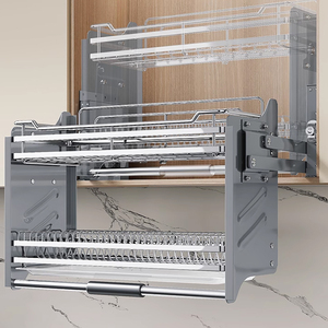 Giá để đồ nhà bếp HNOSS Roeasy, hệ thống kéo xuống, nâng hạ, giỏ kéo xuống, giá để đĩa - Product Image 1