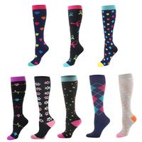 Chaussettes de compression en polyamide pour le vol, hauteur genou, chaudes, 15-20 mmHg, fournies par l'usine Cmax