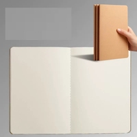 Fabrikpreis A5 Notizbuch 36 Blatt 72 Seiten Kraftpapier-Umschlag Vintage Tagebuch Blanko Kariert Liniert Notizblock Schreibbuch Skizzenbuch