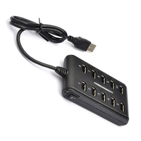 Cable de Extensión de Alta Velocidad de 10 Puertos USB 2.0, Adaptador de Concentrador de Doble Fila para Dispositivos de Interfaz de PCB de Computadora Portátil