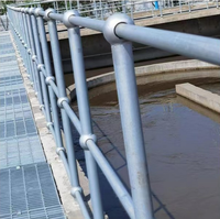 Fournisseur d'usine, utilisation industrielle, balustrades en acier galvanisé avec rotule