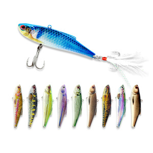 Señuelo duro Luya Pencil VI de 21g de acero inoxidable para agua dulce, con <span class=keywords><strong>tres</strong></span> anzuelos, simulación de pez en aguas profundas, para pesca de lubina en bahías remotas. - Product Image 5