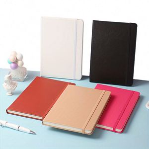 Carnet A5 en cuir PU OEM, reliure thermique, logo personnalisé, organiseur, agenda, cadeau, papier écologique 80g - Product Image 3