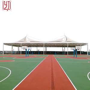 Cao độ bền kéo sân vận động bìa màng cấu trúc xây dựng sân bóng rổ - Product Image 4