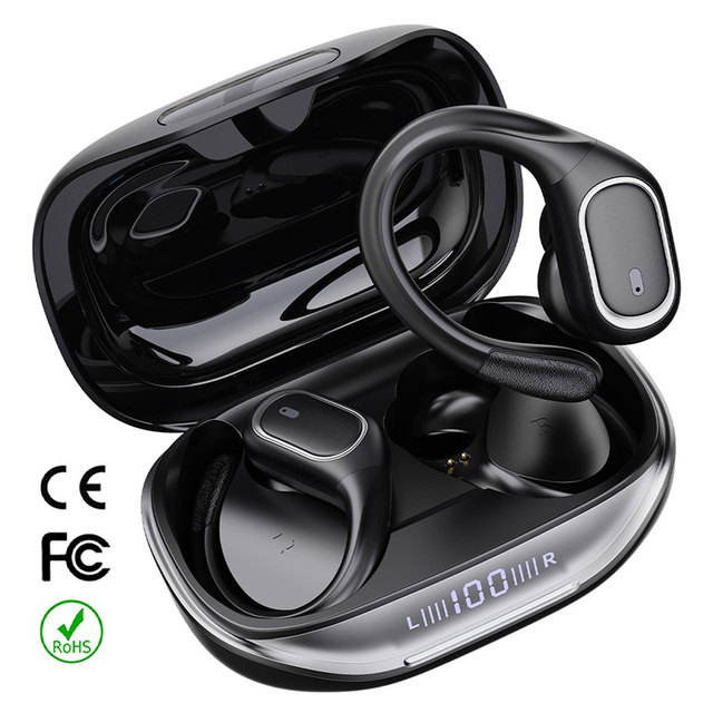 T16 Sport Open Ear Hook Bluetooth Headphones for Running Cycling IPX5 Waterproof Sport OWS Air Conduction Wireless Mic Earphone
