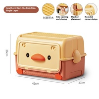 Boîte de rangement extra-large d'usine de source pour les jouets pour enfants Organisateur ménager pour vêtements de bébé Collations Rectangle Aluminium PP