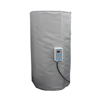 Housse chauffante à température réglable pour fûts, en silicone isolant, pour fûts IBC de 55 gallons, avec contrôle de la viscosité et économie d'énergie