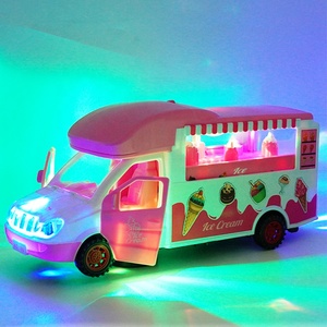 Coche de hielo ligero de plástico para niños, <span class=keywords><strong>juguete</strong></span> de camión de comida - Product Image 2