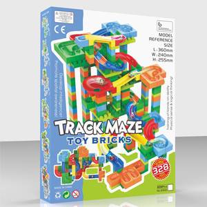 Juego de bloques de construcción de laberinto de canicas MILI para niños, juguete educativo de plástico ecológico para niños - Product Image 6