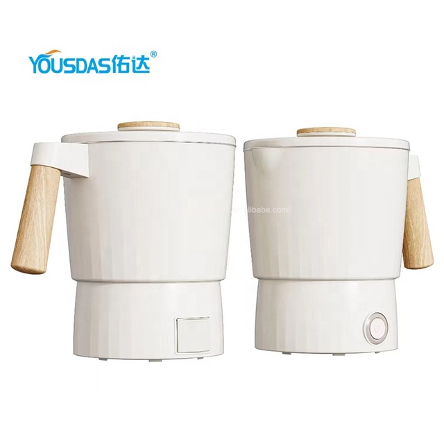 Yousdas 0.8L Mini Electric Kettle Portable Folding Hot Water Kettle for Tea & Coffee Custom Design for Home Use 220V