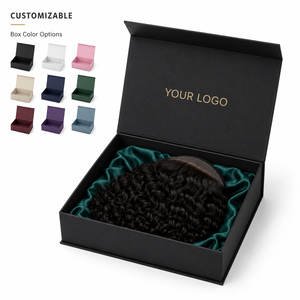 Caja de Empaque de Lujo Personalizada para Pelucas, Cierre Magnético, Plegable, de Papel Rígido, Materiales Reciclados, Impresión a Cuatro Colores para Productos de Belleza Capilar - Product Image 1