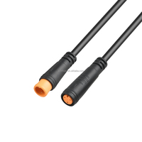 Connecteur M8 2-5 cœurs 5A cuivre étanche Aviation prise câble fil mâle femelle connecteurs pour système d'énergie solaire Nylon