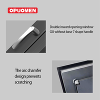 Ventana de Aluminio Abatible Minimalista de Alto Rendimiento con Doble Acristalamiento Low-E