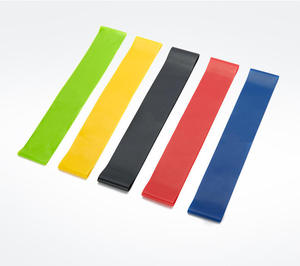 ชุดยางยืดออกกำลังกาย OEM Natural Latex Resistance Loop Band สีต่างๆ สำหรับใช้ในบ้าน ฟิตเนส และการออกกำลังกาย - Product Image 4