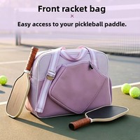 Sac de sport multifonctionnel léger et tendance pour raquette de pickleball et de tennis, grande capacité, avec logo personnalisé