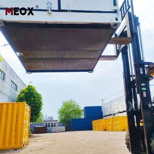 Meox Tùy Chỉnh 8ft 9ft 10ft Side Mở Mini Nguy Hiểm Bunded Tầng Tạm Thời Hóa Chất Hàng Hóa Nguy Hiểm Lưu Trữ Vận Chuyển Container - Product Image 6