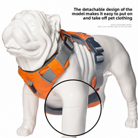 Mannequin de bouledogue anglais détachable grandeur nature, modèle de présentation pour vitrine de vêtements et harnais pour animaux de compagnie