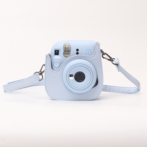 Sac <span class=keywords><strong>photo</strong></span> extérieur en cuir PU vintage couleur unie pour Fujifilm Instax <span class=keywords><strong>Mini</strong></span> 12 11 <span class=keywords><strong>9</strong></span> 8 avec fermeture magnétique et bandoulière réglable - Product Image 4