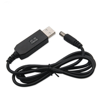 Chargeur d'alimentation DC 5521 de haute qualité, câble USB 5V vers 12V pour ventilateur, routeur Wifi