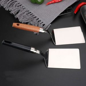 Ensemble d'ustensiles de cuisine en acier inoxydable avec poignée métallique, spatule de cuisson, couteau à steak, outil à pizza et pelle à glace frite - Product Image 4