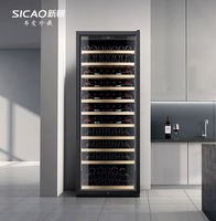 SICAO luxe meubles décoration vin refroidisseur réfrigérateur intégré compresseur réfrigérateur pour cave à vin 5-20C ° Collection