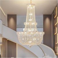 Lustre en cristal moderne, éclairage de luxe pour mariages et événements festifs, pour la décoration de jardins, d'hôtels, de restaurants et de villas