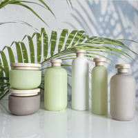 En stock 250ml 500ml récipient en plastique pour soins capillaires bouteille de lavage shampooing de luxe bouteille de savon mousse bouchon à rabat bouteille de lotion emballage