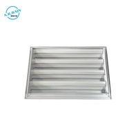 Grille de retour d'air à lame fixe, à lamelles, pour conduits de climatisation