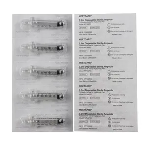 0.3ml 0.5ml Ampoule Head Tips for Hyaluronic Pen Disposable Sterile Needle Adapter Atomizer Lip Injection Mesotherapy Gun