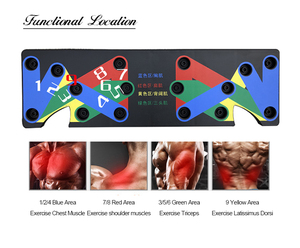 Tabla de entrenamiento muscular 9 en 1, plegable, multiposición, portátil, de realce, para gimnasio y Fitness - Product Image 2