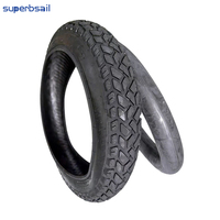 Superbsail Entrepôt UE Pneus extérieurs et chambre à air 20x4.0 pour vélo électrique Fat Bike QM V20/OUXI V8 Pièce de vélo électrique Pneu Fat 20x4