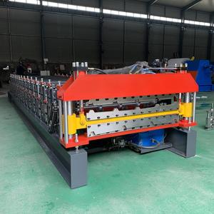 Mesin pembuat lembaran atap Ibr, lapisan ganda gulungan lembaran atap mesin pembentuk mesin atap logam - Product Image 3