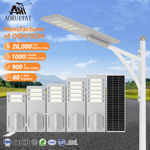 Lampadaire solaire LED tout-en-un pour extérieur, résistant à l'eau IP65, certifié CE et RoHS, puissance 60, 120, 180, 240, 300, 360, 420 W, idéal pour l'Afrique. - Product Image 1