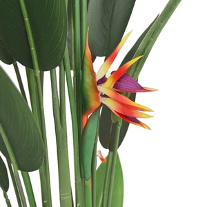 Albero di piante di banane realistiche falso Bonsai uccello del paradiso albero di piante artificiali Strelitzia - Product Image 4