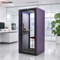 Cabine de travail modulaire insonorisée pour enregistrement, studio, espace de travail, cabine téléphonique acoustique