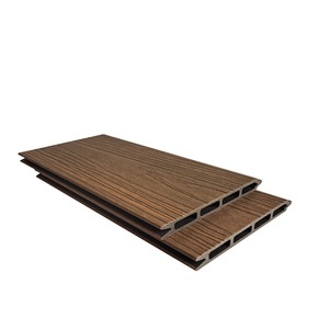Panneaux de clôture de jardin en bois-plastique composite pour l'extérieur, lames d'intimité en WPC avec portail - Product Image 1