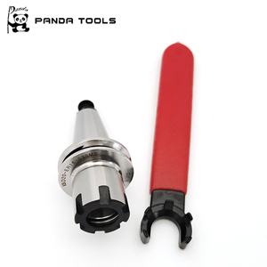 Porte-outil ISO20 ER16 de haute précision avec bouton de retenue à tige de traction, broche d'axe de routeur CNC équilibrée, filetage M8, en acier - Product Image 2
