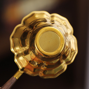 Kung Fu <b>Tea</b> Filter 304 Stainless Steel Petal Shape Gold Silver <b>Tea</b> Strainer For Afternoon <b>Tea</b> <b>Sets</b> - Product Image 2