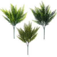 Künstliche Kiefernzweige für Weihnachten, Grüne Kiefernzweige für Kränze, DIY Heim- und Küchendekoration