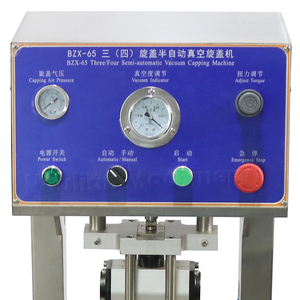 BZX-65 Semi-Automática Pneumática Tampando Máquina Para Frascos De Vidro Torção Off Lug, Alta Velocidade Garrafa Parafuso <span class=keywords><strong>Capper</strong></span> - Product Image 6