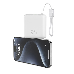 Banco de energía de carga rápida de 10000mAh con colores y logotipo personalizados con interfaz de entrada tipo C, dispositivos electrónicos portátiles para teléfonos - Product Image 3