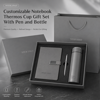 Coffret Cadeau d'Affaires de Luxe Promotionnel en Gros : Carnet, Tasse Thermos, Mug Isotherme à Reliure Sans Fil, Personnalisable