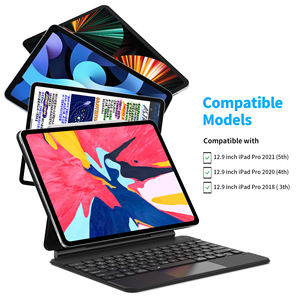 Nuova Tastiera Wireless BT Smart Trackpad Full Size per <span class=keywords><strong>iPad</strong></span> Air 5a Gen e <span class=keywords><strong>iPad</strong></span> Pro 11/12.9 Pollici USB Ultra Sottile Retroilluminata RGB - Product Image 4