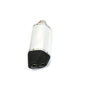 Pour <span class=keywords><strong>harley</strong></span> <span class=keywords><strong>Davidson</strong></span> acier inoxydable 51mm 60mm moto sans lacet Double tuyau d'échappement arrière système d'échappement <span class=keywords><strong>silencieux</strong></span> - Product Image 5