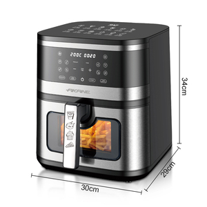 AKANE 1700W Air Fryer 8L Large Capacity Digital Touch <b>Control</b> Multi Purpose Cooker 360. Circulation for Low Oil Food Prep Oil Fr - Product Image 4