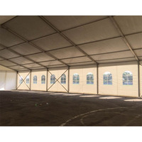 Tentes de réception en PVC transparent avec structure en alliage d'aluminium pour événements extérieurs, chapiteaux commerciaux pour événements en plein air