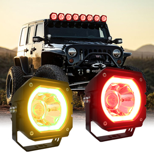 Дальний RGB DRL светодиодный свет 4 дюйма для UTV <span class=keywords><strong>Jeep</strong></span> Wrangler JK Tundra - Product Image 1